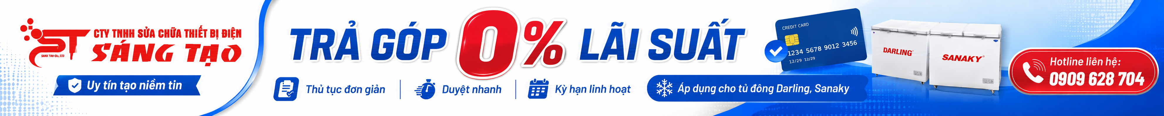 Sáng Tạo - Phân Phối Tủ Đông Và Tủ Mát Chính Hãng Darling